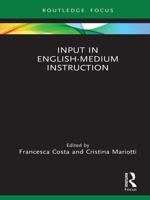 cover image of Input in English-Medium Instruction